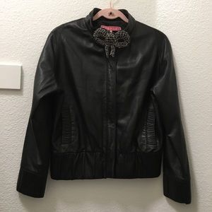 Manoush Lambskin Leather Jacket